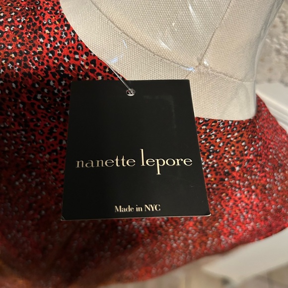 NWT NANETTE LEPORE Firefly 100% Silk Cocktail Mini Dress Sleeveless Pockets 6 - Picture 11 of 15